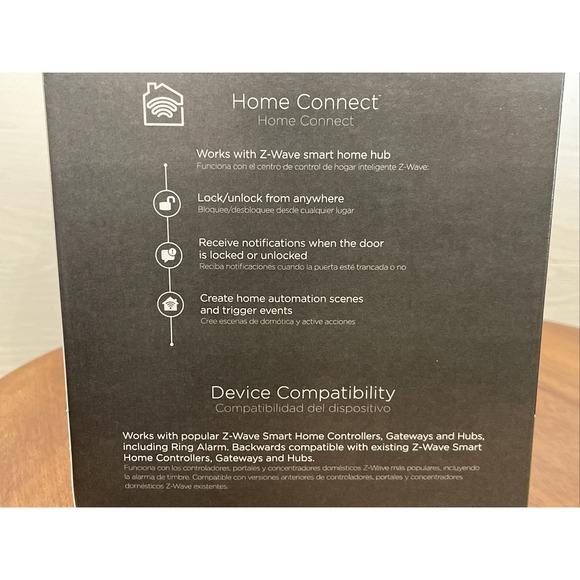 Kwikset Home Connect 620 SmartKey Keypad Zwave Smart Lock Venetian Bronze Ring - Picture 12 of 16